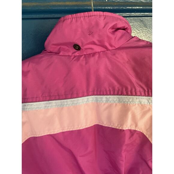 VTG Columbia Vertex Girl 2T Thermal Suit Coat Snow Bibs Overall Jacket Toddler - Picture 6 of 14